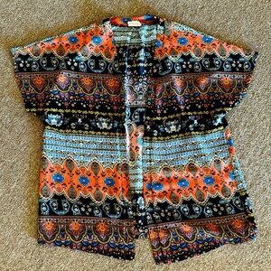 L.A. Hearts Lightweight Poncho